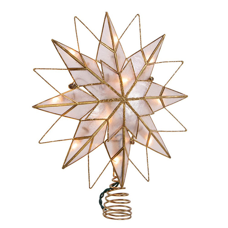 Kurt Adler Capiz Star Tree Topper Wayfair